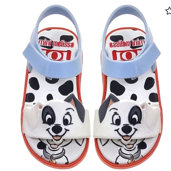 Mini Melissa 101 Dalmatians sandals for kids UNISEX Size 6 - Picture 5 of 6